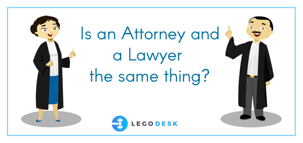 difference between a lawyer and an attorney