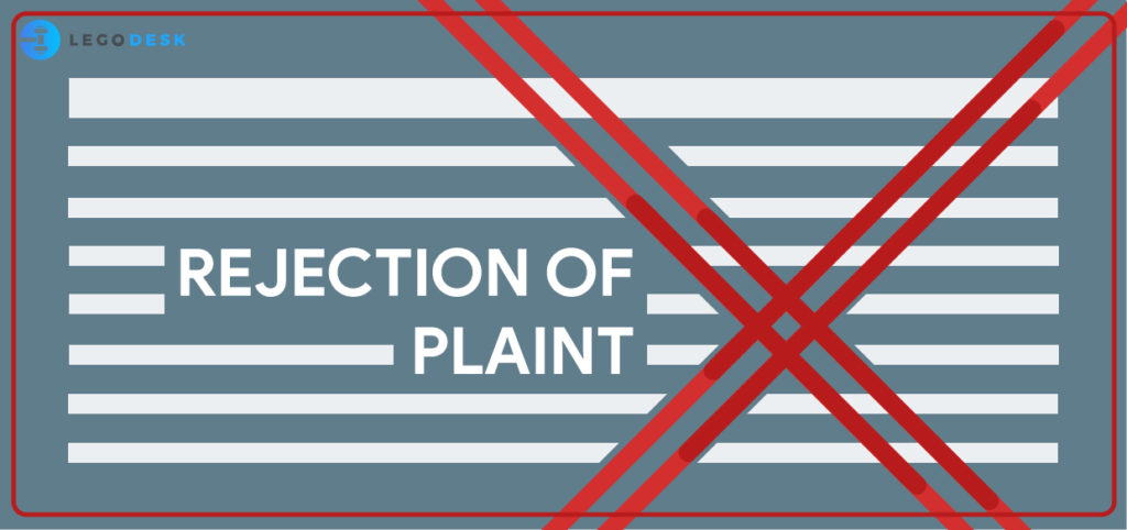 rejection of plaint cpc