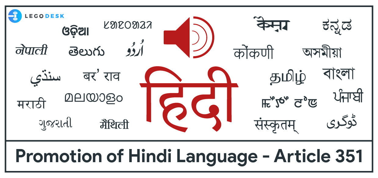 Promotion of Hindi Language – Article 351