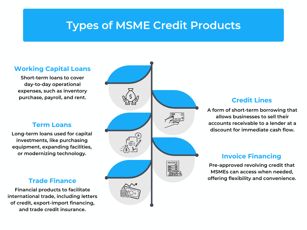 Types of MSME Credit Products